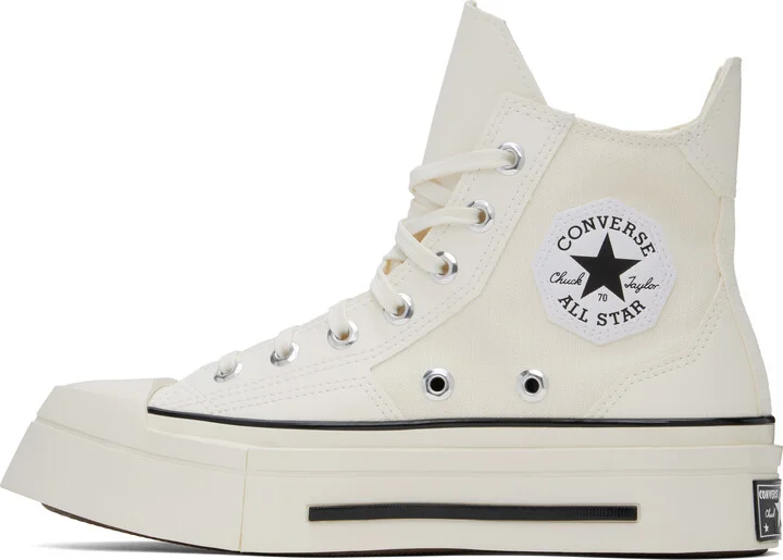 Converse Off-White Chuck 70 De Luxe Squared High Top Sneakers - Image 3