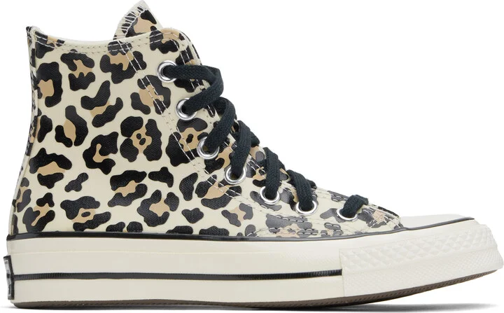 Converse Off-White Chuck 70 Glow-In-The-Dark Leopard Sneakers