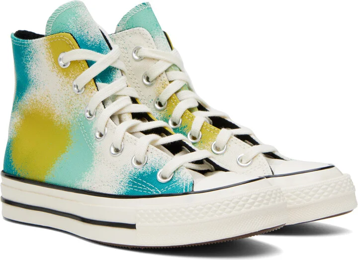 Converse Off-White Chuck 70 Hi Sneakers - Image 4