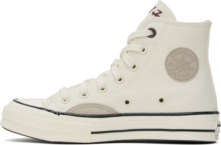 Converse Off-White Chuck 70 Mixed Materials Sneakers - Image 3