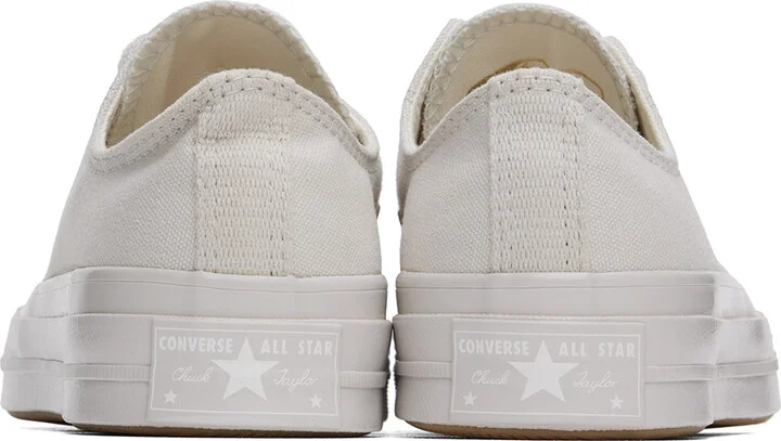 Converse Off-White Chuck 70 Monochrome Sneakers - Image 2