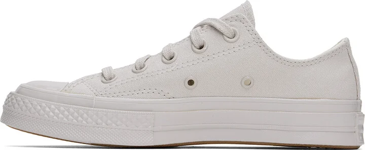 Converse Off-White Chuck 70 Monochrome Sneakers - Image 3
