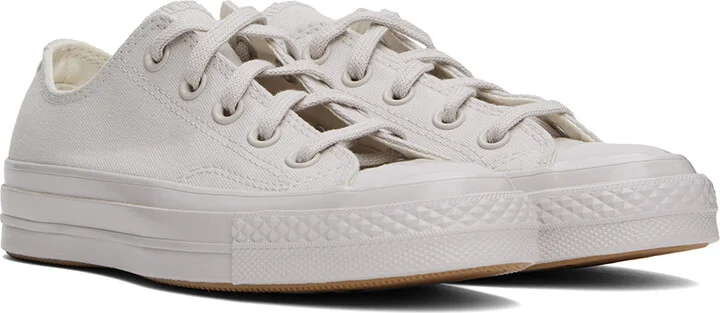 Converse Off-White Chuck 70 Monochrome Sneakers - Image 4