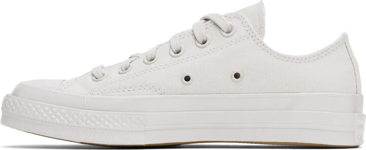 Converse Off-White Chuck 70 Monochrome Sneakers - Image 3