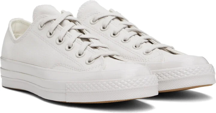 Converse Off-White Chuck 70 Monochrome Sneakers - Image 4