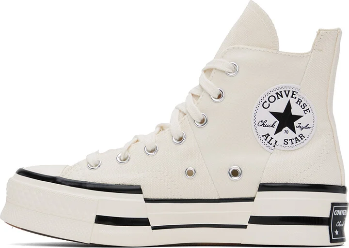 Converse Off-White Chuck 70 Plus High Top Sneakers - Image 3