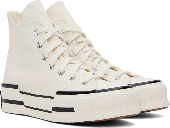 Converse Off-White Chuck 70 Plus High Top Sneakers - Image 4
