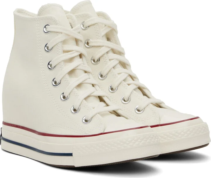 Converse Off-White Chuck 70 Wedge Sneakers - Image 4