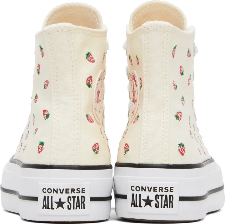 Converse Off-White Chuck Taylor All Star Embroidered Strawberries Sneakers - Image 2