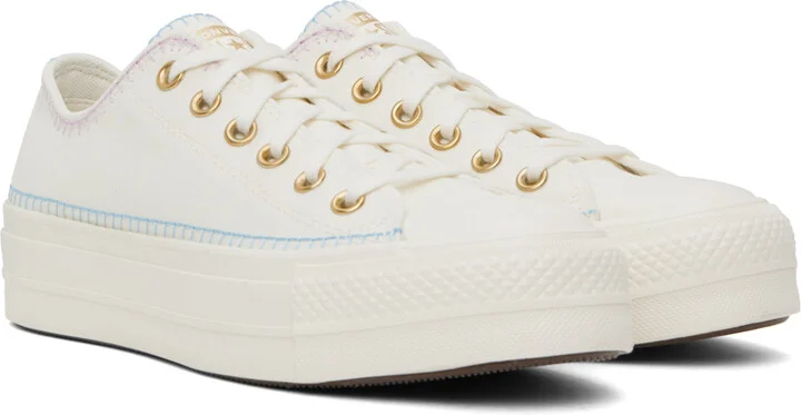 Converse Off-White Chuck Taylor All Star Lift Sneakers - Image 4