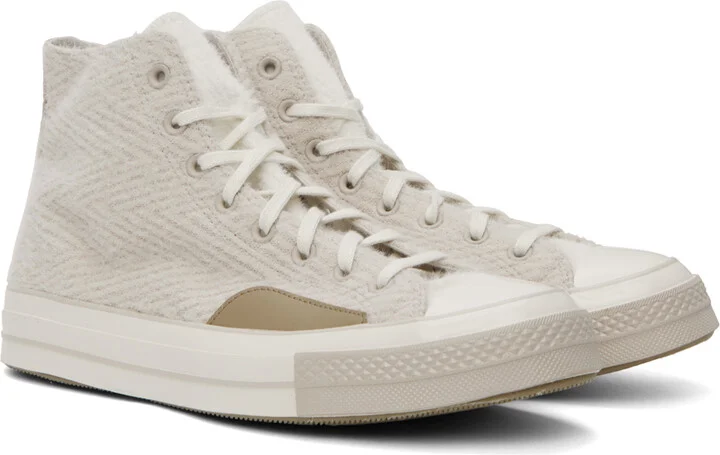 Converse Off-White Cozy Utility Chuck 70 Sneakers - Image 4