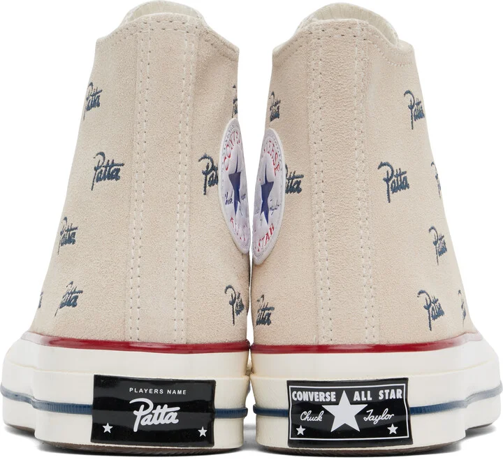 Converse Off-White Patta Edition Chuck 70 High Top Sneakers - Image 2