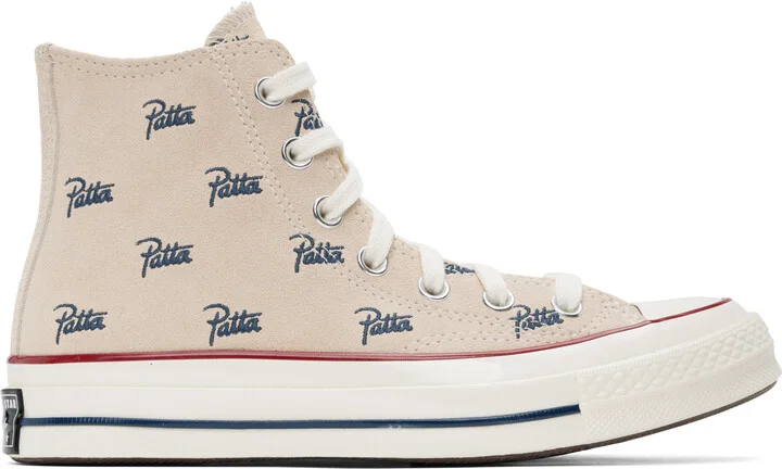 Converse Off-White Patta Edition Chuck 70 High Top Sneakers