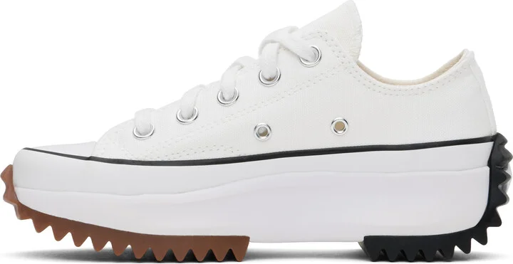 Converse Off-White Run Star Hike Canvas Platform Sneakers - Image 3