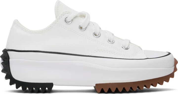 Converse Off-White Run Star Hike Canvas Platform Sneakers