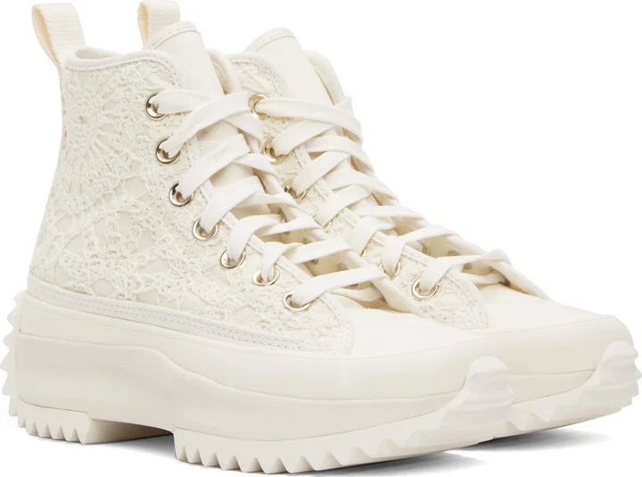 Converse Off-White Run Star Hike Sneakers - Image 4
