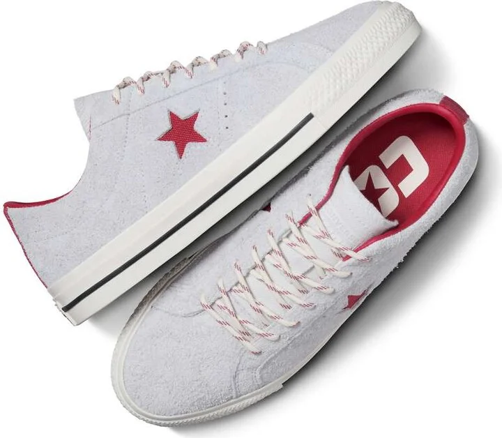 Converse One Star Pro suede sneakers in gray - Image 3