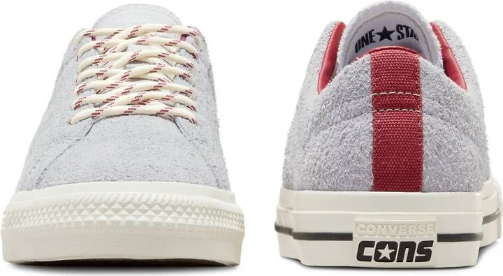 Converse One Star Pro suede sneakers in gray - Image 4