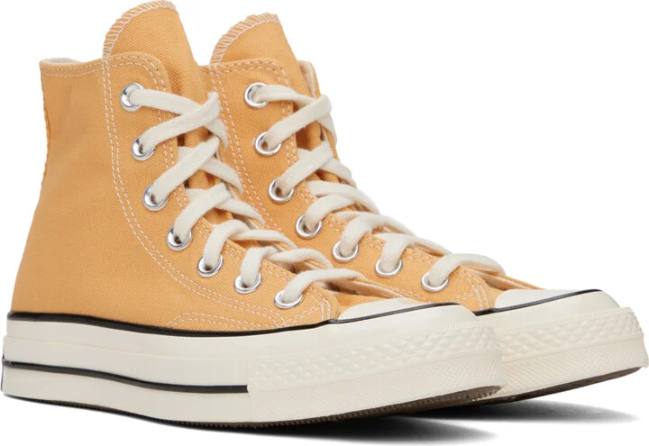 Converse Orange Chuck 70 Sneakers - Image 4