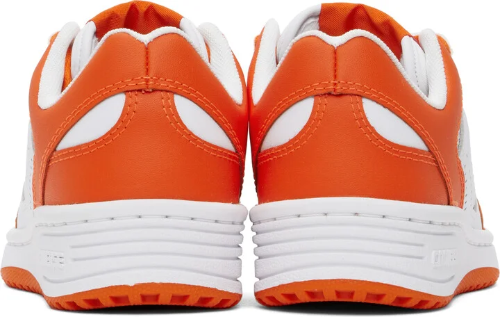 Converse Orange & White Weapon Low Top Sneakers - Image 2