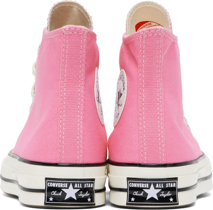 Converse Pink Chuck 70 High Top Sneakers - Image 2
