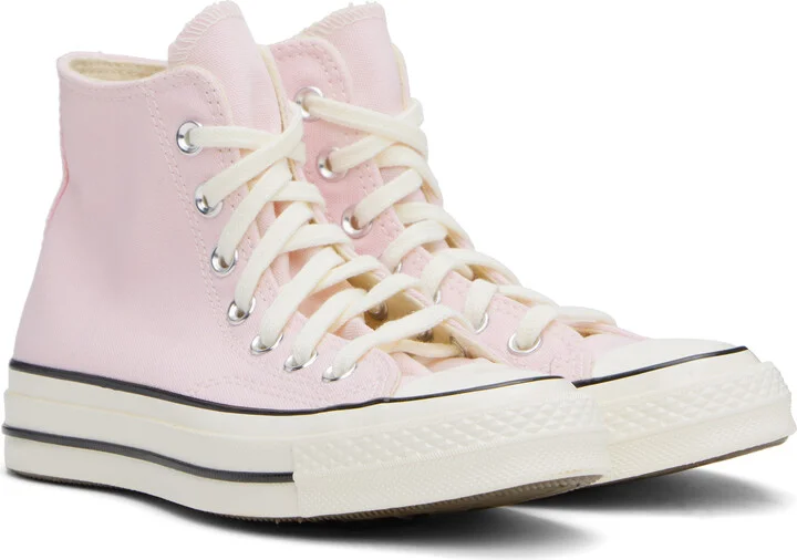 Converse Pink Chuck 70 High Top Sneakers - Image 4