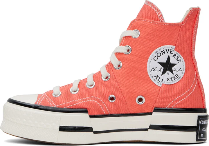 Converse Pink Chuck 70 Plus Sneakers - Image 3