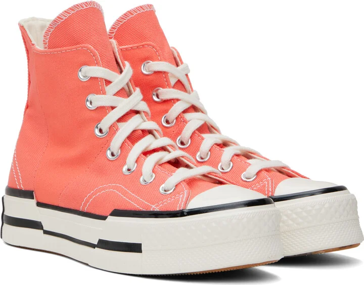 Converse Pink Chuck 70 Plus Sneakers - Image 4