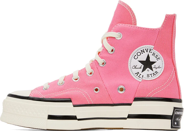 Converse Pink Chuck 70 Plus Sneakers - Image 3