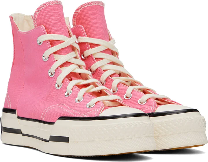 Converse Pink Chuck 70 Plus Sneakers - Image 4