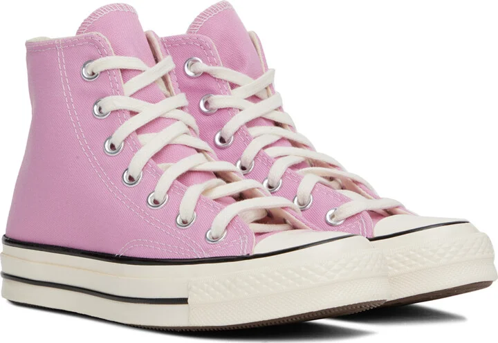 Converse Pink Chuck 70 Seasonal Color Sneakers - Image 4