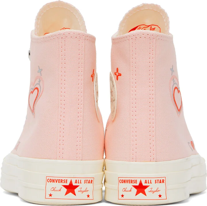 Converse Pink Chuck 70 Sneakers - Image 2
