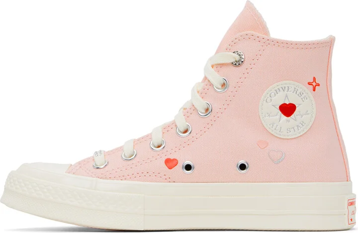 Converse Pink Chuck 70 Sneakers - Image 3