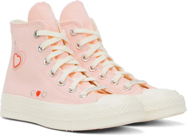 Converse Pink Chuck 70 Sneakers - Image 4