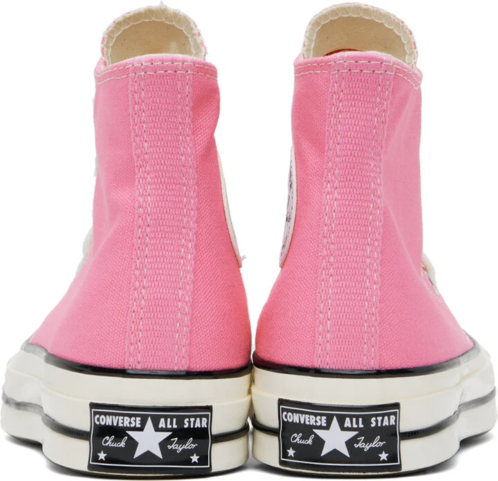 Converse Pink Chuck 70 Vintage Canvas Sneakers - Image 2