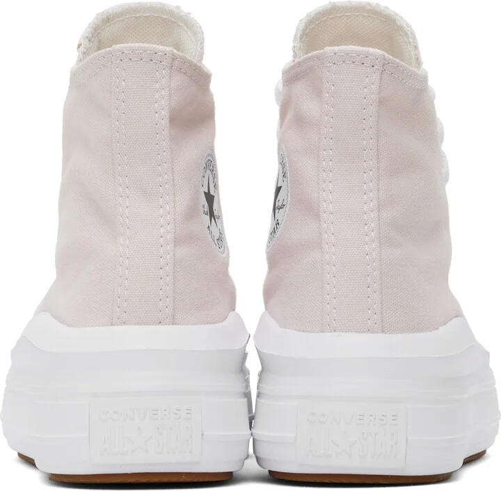 Converse Pink Chuck Taylor All Star Move Platform High Top Sneakers - Image 2