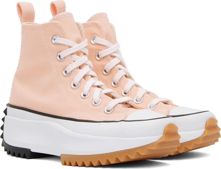 Converse Pink Run Star Hike Sneakers - Image 4