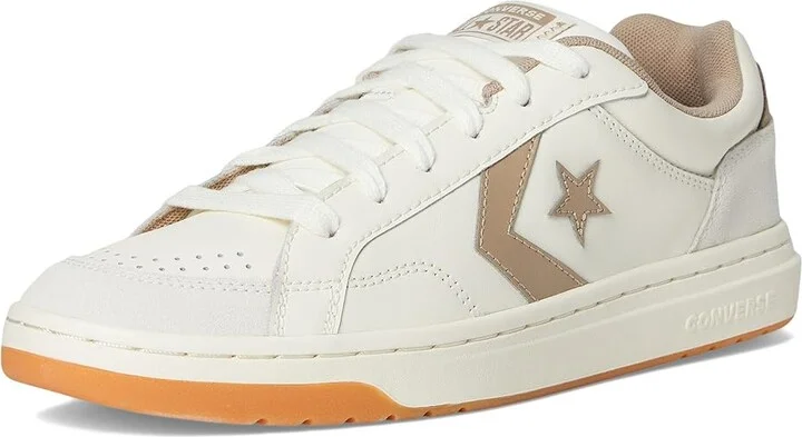 Converse Pro Blaze Classic Shoes Egret/Vintage Cargo/Egret : Men's 8.5 - Women's 10 Medium, Leather - Image 5