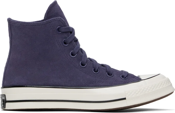 Converse Purple Chuck 70 Heritage Suede Sneakers