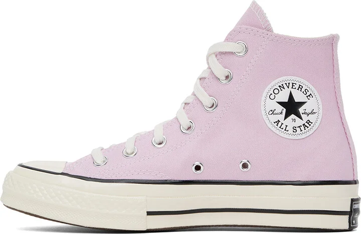 Converse Purple Chuck 70 High Top Sneakers - Image 3