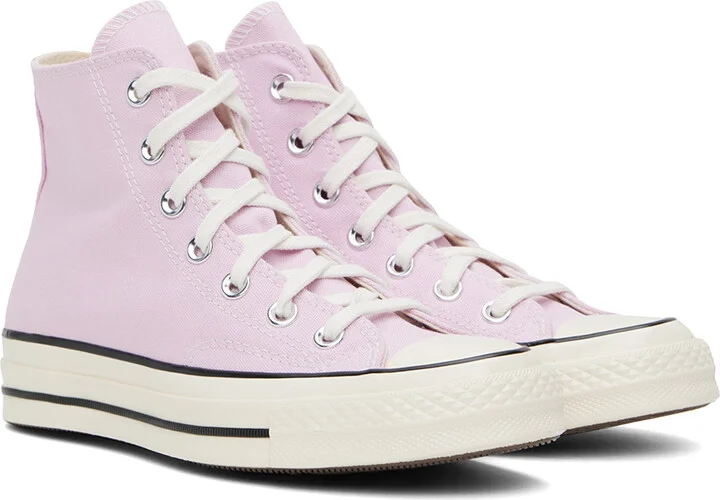 Converse Purple Chuck 70 High Top Sneakers - Image 4