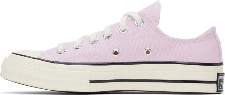 Converse Purple Chuck 70 Low Top Sneakers - Image 3