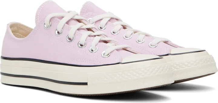 Converse Purple Chuck 70 Low Top Sneakers - Image 4
