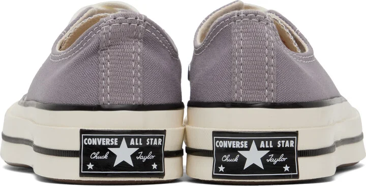 Converse Purple Chuck 70 Low Top Sneakers - Image 2