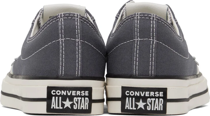 Converse Purple Star Player 76 Premium Canvas Sneakers - Image 2