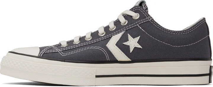 Converse Purple Star Player 76 Premium Canvas Sneakers - Image 3