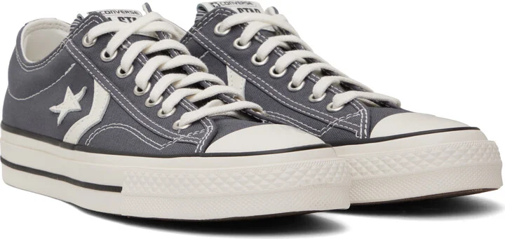 Converse Purple Star Player 76 Premium Canvas Sneakers - Image 4