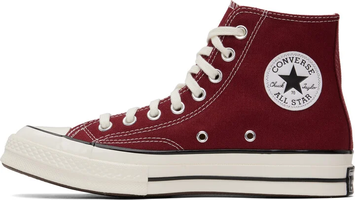 Converse Red Chuck 70 High Top Sneakers - Image 3