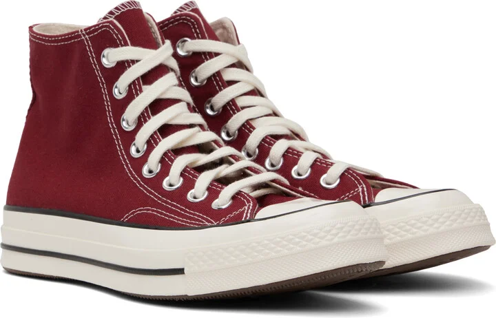 Converse Red Chuck 70 High Top Sneakers - Image 4