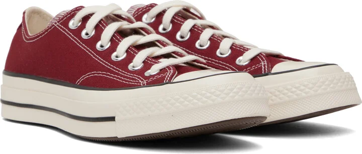 Converse Red Chuck 70 Low Top Sneakers - Image 4